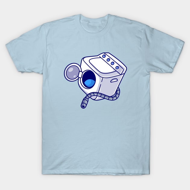 Washing Machine Cartoon T-Shirt by Catalyst Labs